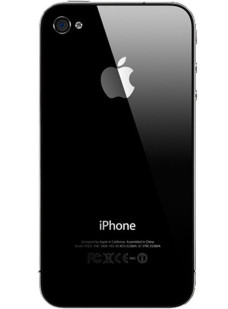 Retro-Cover-Nero-Iphone-4S-Ricambio-Compatibile